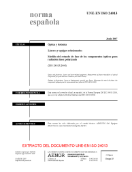 UNE-EN ISO 24013:2007