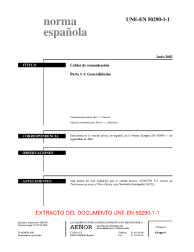 UNE-EN 50290-1-1:2002