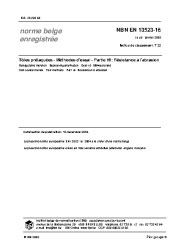 NBN EN 13523-16:2005