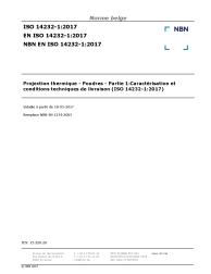 NBN EN ISO 14232-1:2017