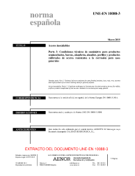 UNE-EN 10088-3:2015 (R2020)