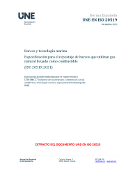 UNE-EN ISO 20519:2022