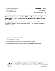 NBN EN 725-5:2007