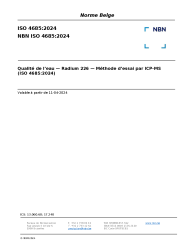 NBN ISO 4685:2024