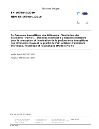 NBN EN 16798-1:2019