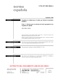 UNE-EN ISO 3834-1:2006