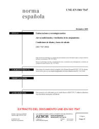UNE-EN ISO 7547:2005