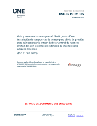 UNE-EN ISO 21805:2023