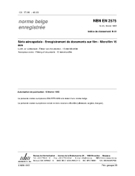NBN EN 2575:1993