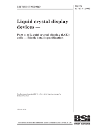 BS EN 61747-3-1:2006