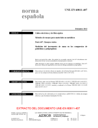 UNE-EN 60811-407:2012