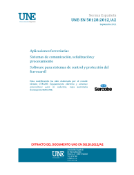 UNE-EN 50128:2012/A2:2021