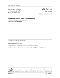 NBN EN 71-2:2011