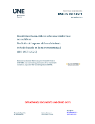 UNE-EN ISO 14571:2023