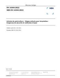 NBN EN 14344:2022