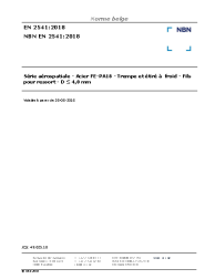 NBN EN 2541:2018