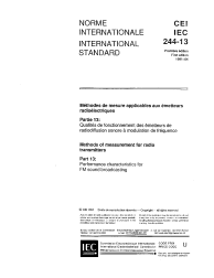 IEC 60244-13:1991