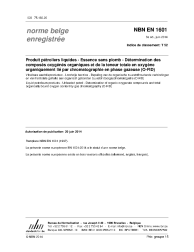 NBN EN 1601:2014