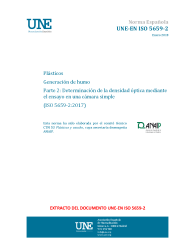 UNE-EN ISO 5659-2:2018
