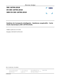 NBN EN ISO 18750:2018