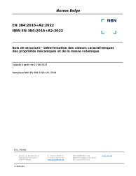 NBN EN 384:2016+A2:2022