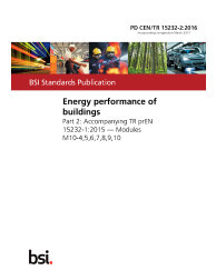 PD CEN/TR 15232-2:2016