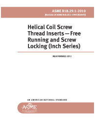ASME B18.29.1-2010 (R2017)