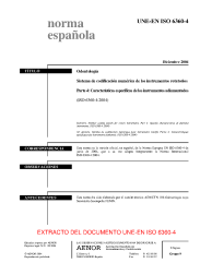 UNE-EN ISO 6360-4:2004 (R2010)