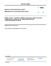 NBN EN ISO 12216:2022/A11:2023