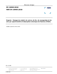 NBN EN 16965:2018