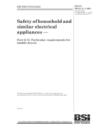 BS EN 60335-2-11:2001