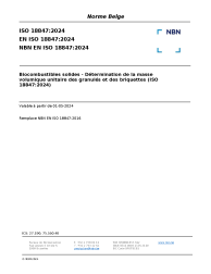 NBN EN ISO 18847:2024