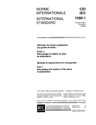 IEC 61580-1:1996