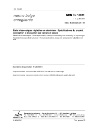 NBN EN 16031:2012
