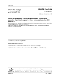 NBN EN ISO 3164:2013