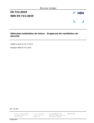 NBN EN 721:2019
