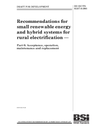 DD IEC/TS 62257-6:2005