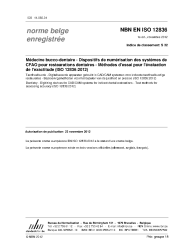 NBN EN ISO 12836:2012