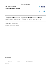 NBN EN 15227:2020