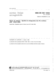 NBN EN ISO 13002:1999