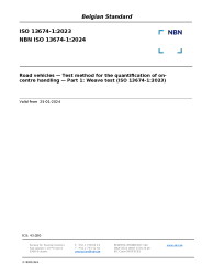 NBN ISO 13674-1:2024