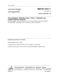 NBN EN 13523-11:2011