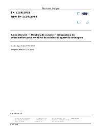NBN EN 1116:2018