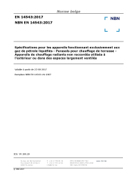 NBN EN 14543:2017