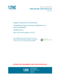 UNE-EN ISO 5359:2015/A1:2018