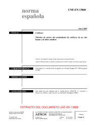 UNE-EN 13868:2003 (R2012)