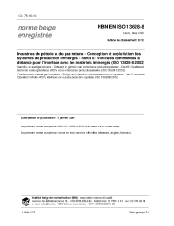 NBN EN ISO 13628-8:2007