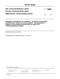 NBN EN ISO 17419:2018/A1:2024