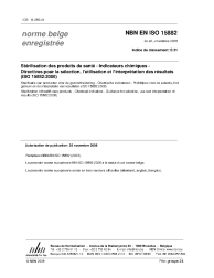 NBN EN ISO 15882:2008