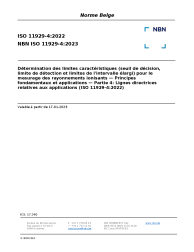 NBN ISO 11929-4:2023